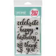 Avery Elle -  Big Greetings - Clear Stamp Set