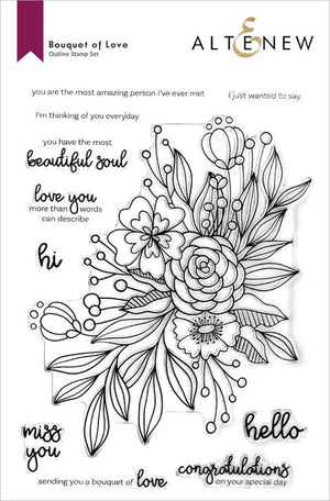 Altenew - Bouquet of Love - Clear Stamp Set