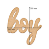 Boy sign