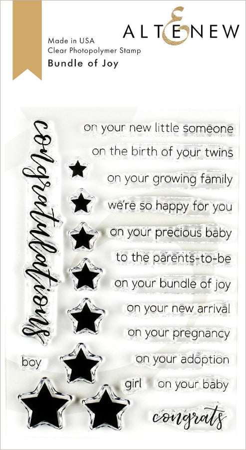 Altenew - Bundle of Joy - Clear Stamp Set