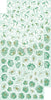 15.5 cm x 30.5 cm  paper pad - Basic mint flowers