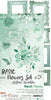 15.5 cm x 30.5 cm  paper pad - Basic mint flowers