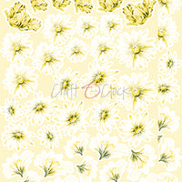 15.5 cm x 30.5 cm  paper pad - Basic yellow flowers