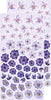 15.5 cm x 30.5 cm  paper pad - Basic lavender flowers