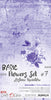 15.5 cm x 30.5 cm  paper pad - Basic lavender flowers