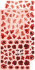 15.5 cm x 30.5 cm  paper pad - Basic red flowers