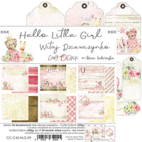 6" x 6" paper pad - Hello Little Girl