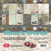 12" x 12" paper pad - Man's World