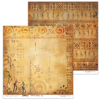 12" x 12" paper pad - Colors of Africa