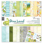 12" x 12" paper pad - Dino Land