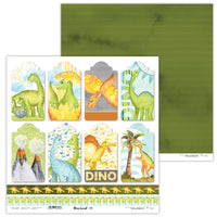 12" x 12" paper pad - Dino Land