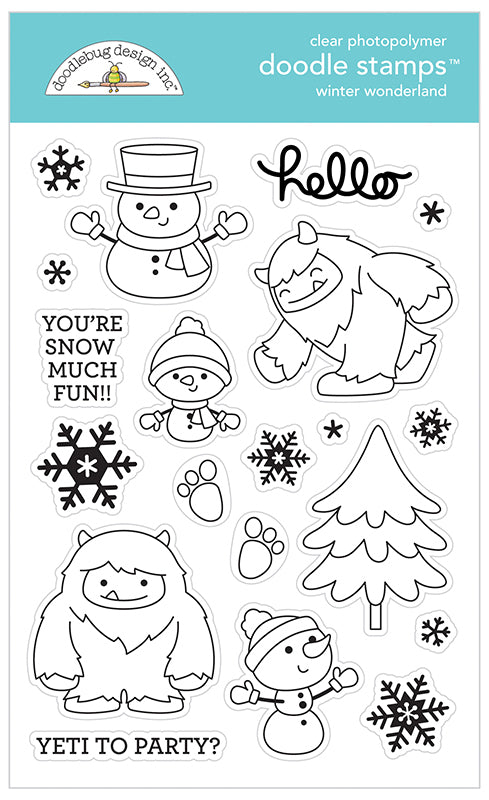 Doodlebug Design Inc - Winter Wonderland - Clear Stamp Set