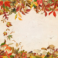 8" x 8" paper pad - Autumn Botanical Diary