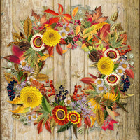 8" x 8" paper pad - Autumn Botanical Diary