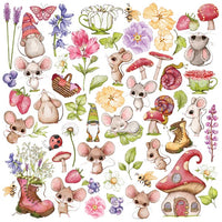 8" x 8" paper pad - Happy Mouse Day