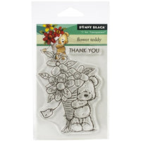 Penny Black - Flower Teddy - Clear Stamp Set