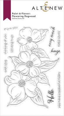 Altenew - Paint-A-Flower: Flowering Dogwood - Clear Stamp Set