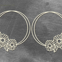 Frames with daisies