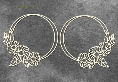 Frames with daisies