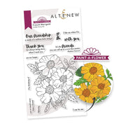 Altenew - Paint-A-Flower: French Marigold Outline - Clear Stamp Set