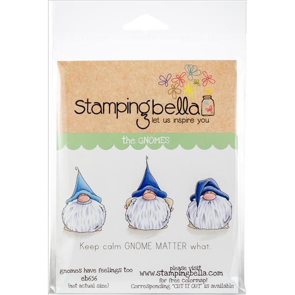 Stamping Bella - Gnomes Have Feelings Too - Rubber Stamp Set