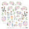 12" x 12" paper pad - Garden of Love