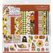 12" x 12" paper pad - Gnome For Thanksgiving