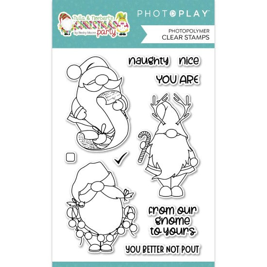 Photoplay - Gnomies - Clear Stamp and Dies Set