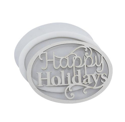 Happy holidays shaker set