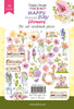 76pcs Happy Mouse Day Flowers die cuts
