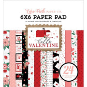 6" x 6" paper pad - Hello Valentine