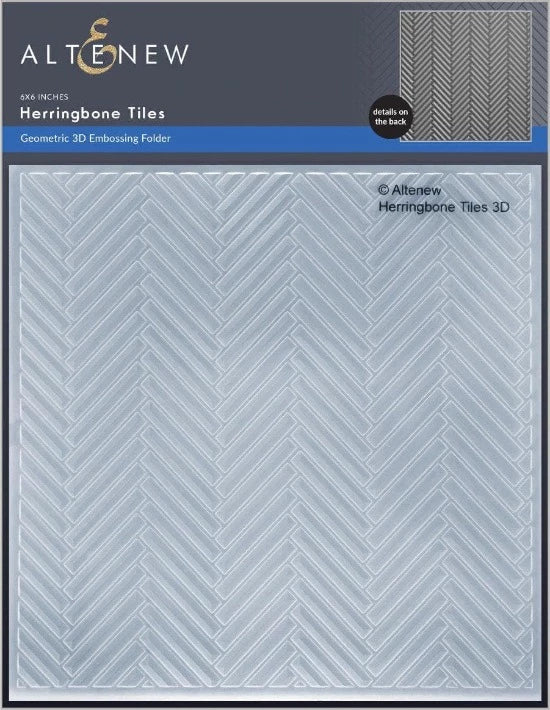 Altenew - Herringbone Tiles 3D Embossing Folder