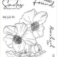 Altenew - Paint-A-Flower: Himalayan Poppy Outline - Clear Stamp Set