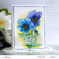 Altenew - Paint-A-Flower: Himalayan Poppy Outline - Clear Stamp Set