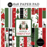 6" x 6" paper pad - Home for Christmas