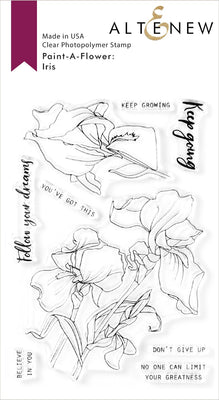 Altenew - Paint-A-Flower: Iris - Clear Stamp Set