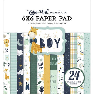 6" x 6" paper pad - It's a Boy