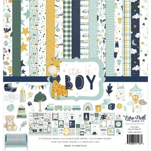 12" x 12" paper pad - It's a Boy