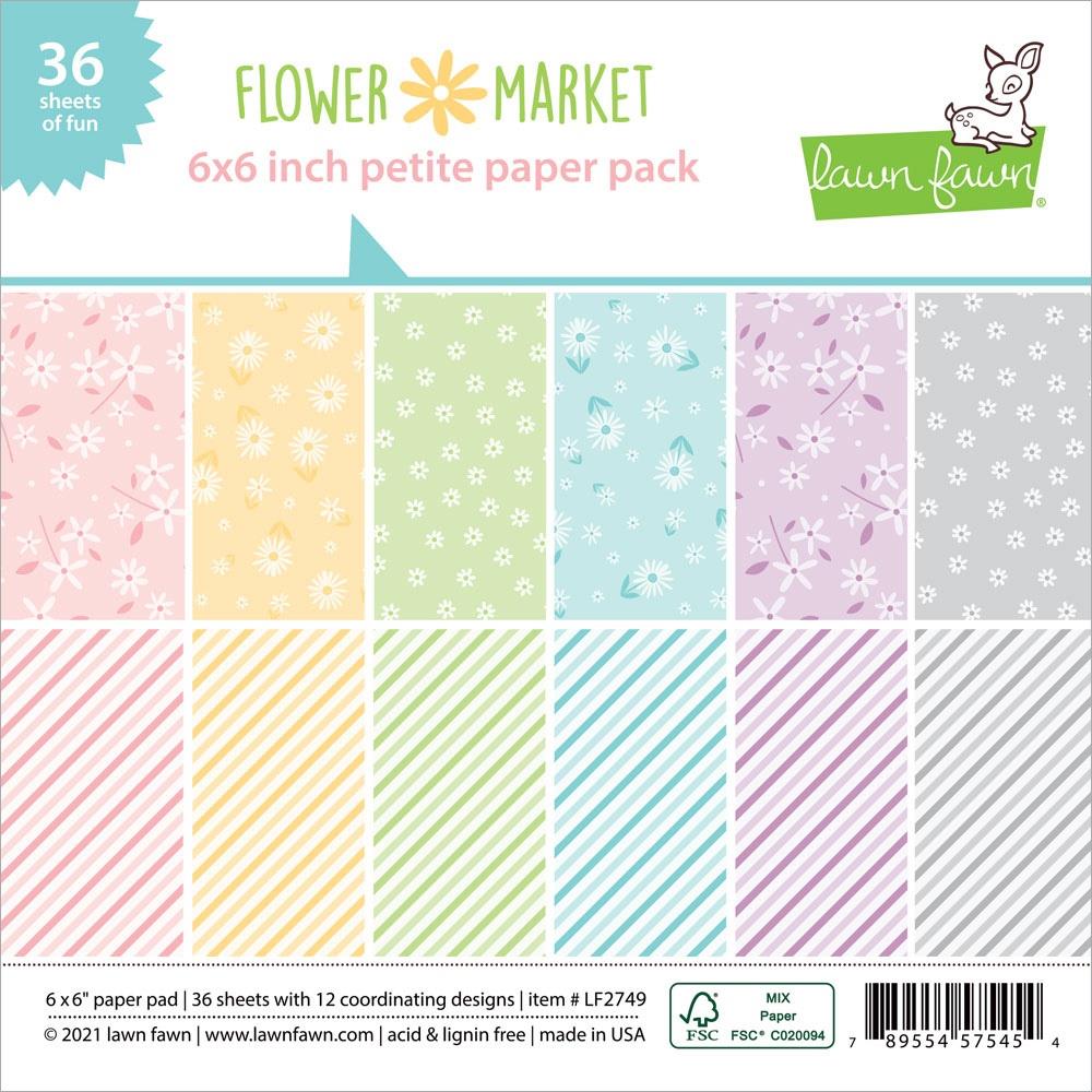 6" x 6" paper pad - Flower Market