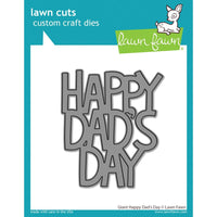 Lawn Fawn - Giant 'Happy Dad's Day' Cutting Die