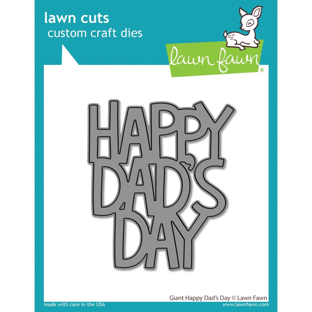 Lawn Fawn - Giant 'Happy Dad's Day' Cutting Die