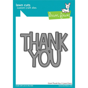 Lawn Fawn - Giant 'Thank You' Cutting Die