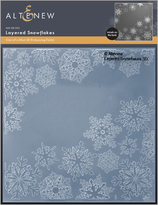 Altenew - Layered Snowflakes 3D Embossing Folder