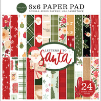 6" x 6" paper pad - Letters to Santa