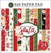 6" x 6" paper pad - Letters to Santa