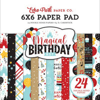 6" x 6" paper pad - Magical Birthday Boy