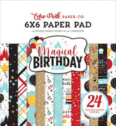 6" x 6" paper pad - Magical Birthday Boy