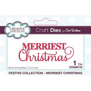 Creative Expressions - Sue Wilson - Merriest Christmas Cutting Die