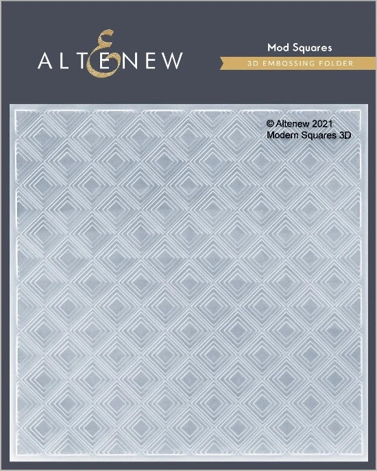 Altenew - Mod Squares 3D Embossing Folder