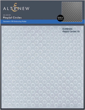 Altenew - Playful Circles 3D Embossing Folder